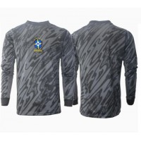 Maglia Calcio Brasile Portiere Seconda Divisa Copa America 2024 Manica Lunga